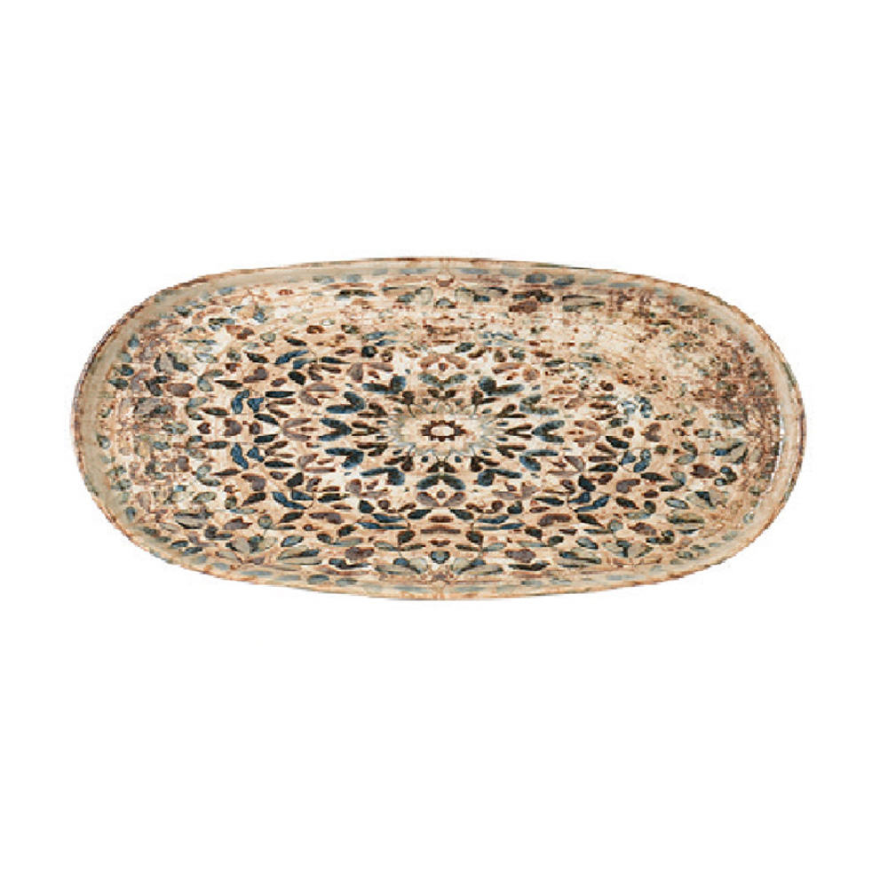 IPEK – TOLEDO AZTEC NATURAL OVAL PLATTER 31 CM PORCELAIN