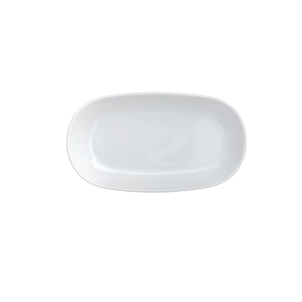 CV – FIESTA WHITE DEEP OVAL PLATTER 19 x 10 CM