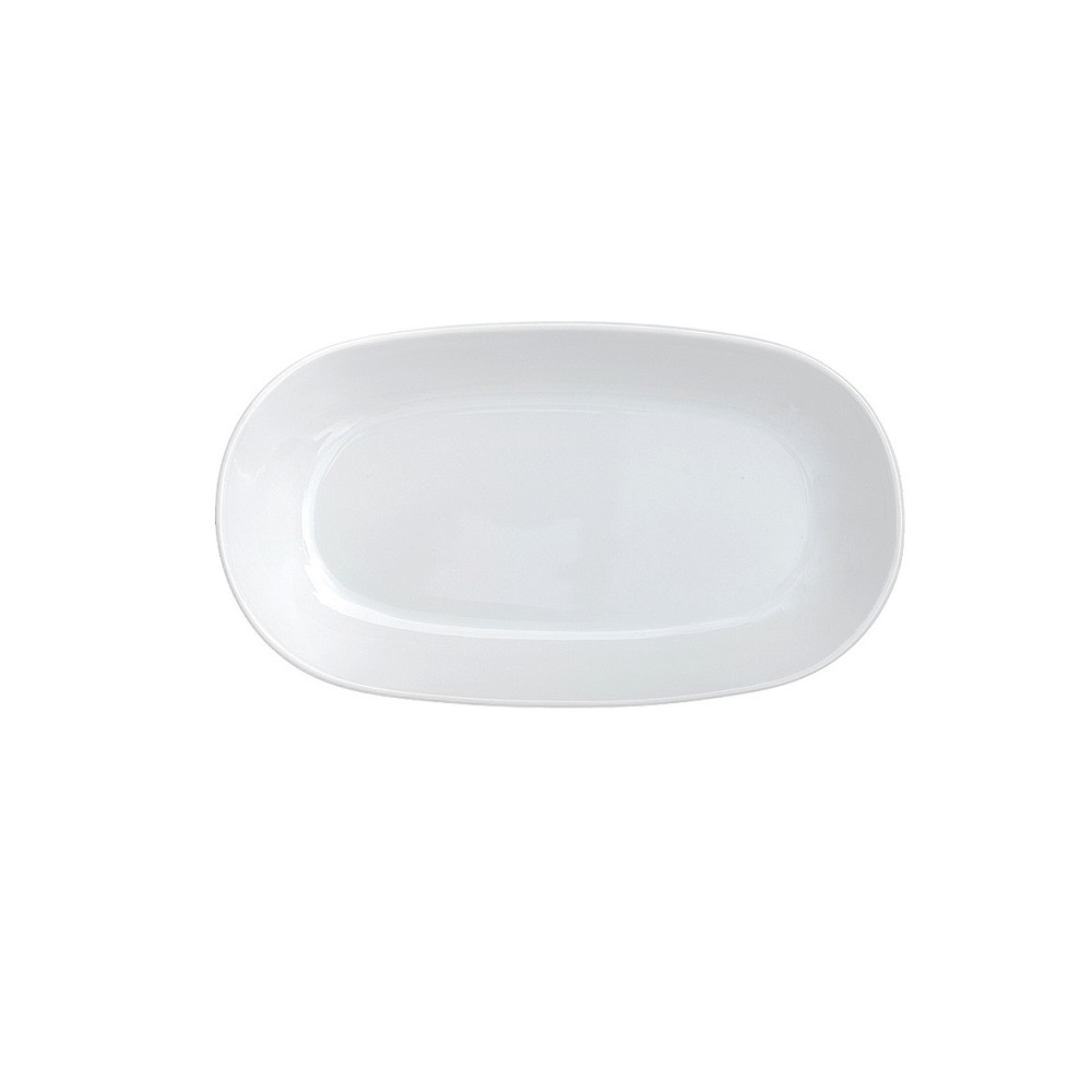 CV – FIESTA WHITE DEEP OVAL PLATTER 24 x 14 CM