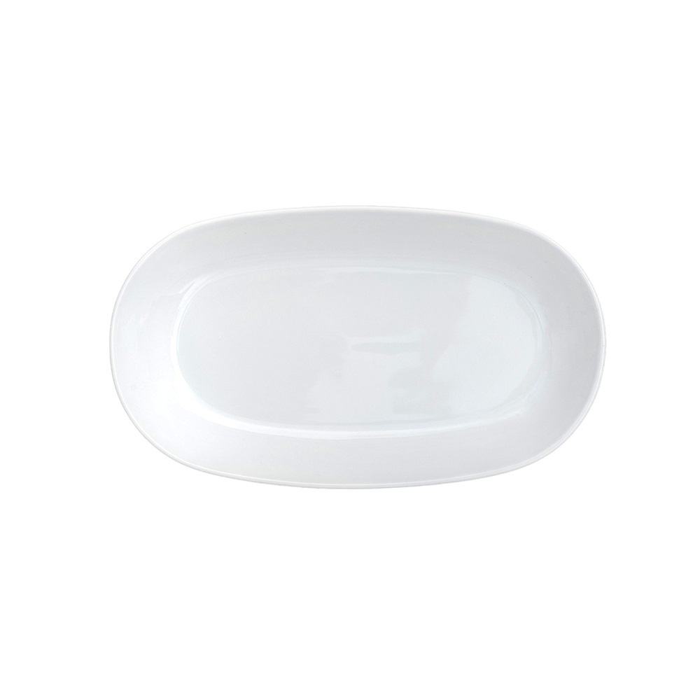 CV – FIESTA WHITE DEEP OVAL PLATTER 33 x 19 CM