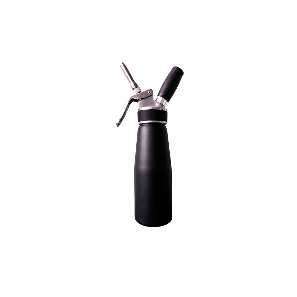 CREAM SIPHON BLACK ALUMINIUM 0.5 LT