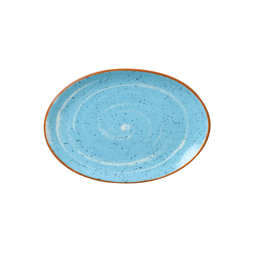 DOT – AEGEAN BLUE OVAL PLATTER 31 CM