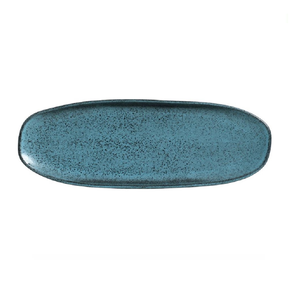 PORTO BRASIL – PETROLEUM ORGANIC OVAL PLATTER 36 x 13 CM