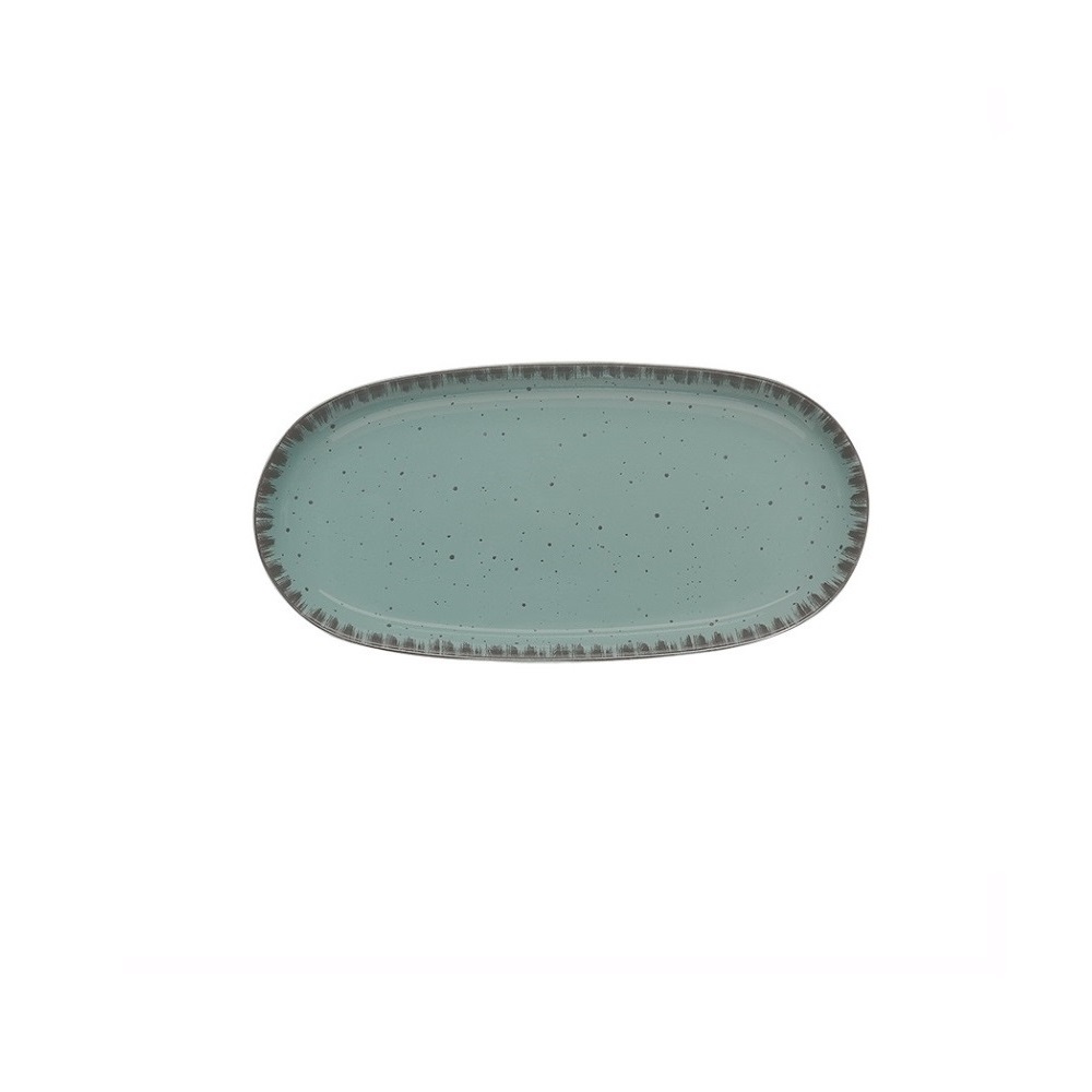 DOT – URANUS BLUE OVAL PLATTER 19 x 9.5 CM