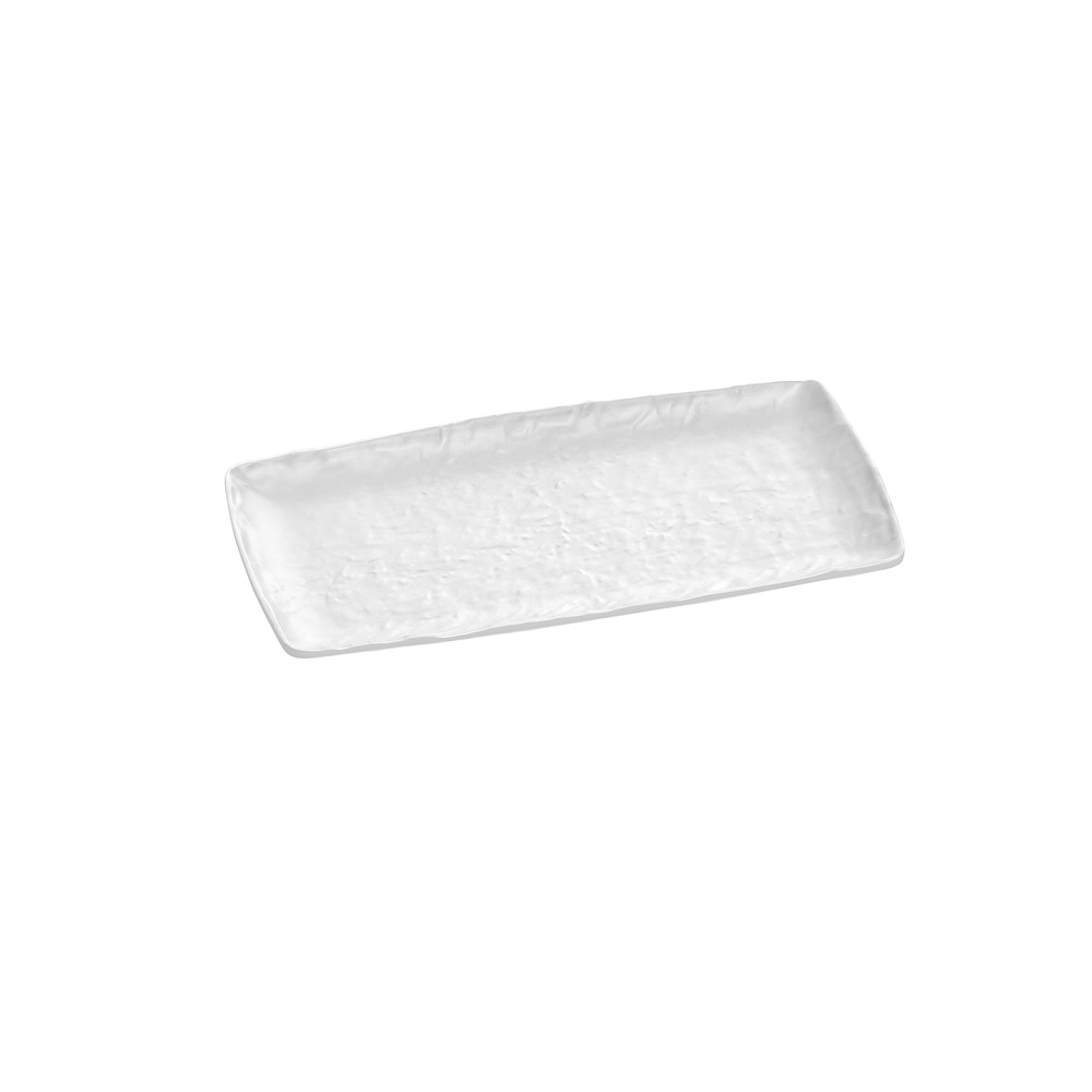 XM – PRESENTATION PLATTER RECTANGULAR MELAMINE WHITE MATT 17.5 X 32.5 CM No.7086