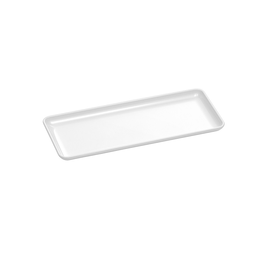 XM – PRESENTATION PLATTER RECTANGULAR MELAMINE WHITE 35.5 X 15 CM No.7090