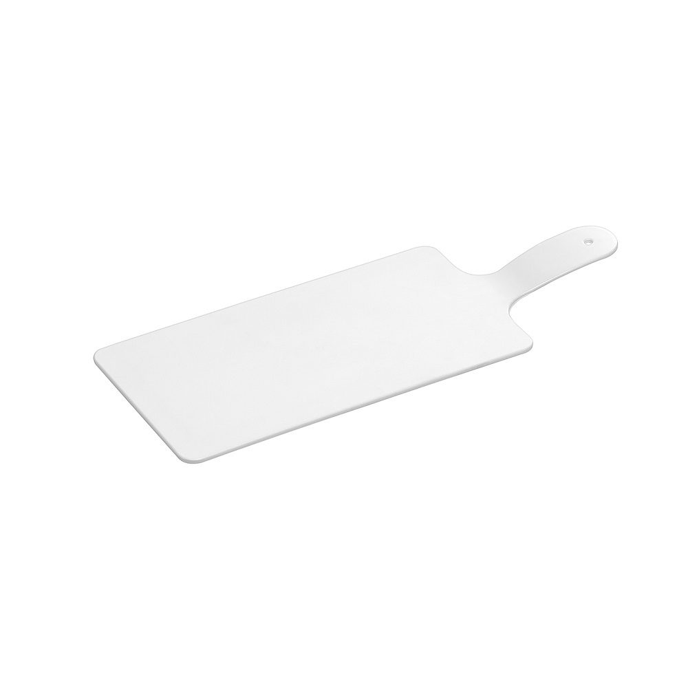 XM – SERVING PLATTER RECTANGULAR MELAMINE WHITE MATT 17.5 X 32.5 CM No.7104