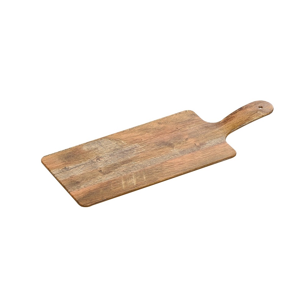 XM – SERVING PLATTER RECTANGULAR MELAMINE WOOD EFFECT 17.5 X 32.5 CM No.7112