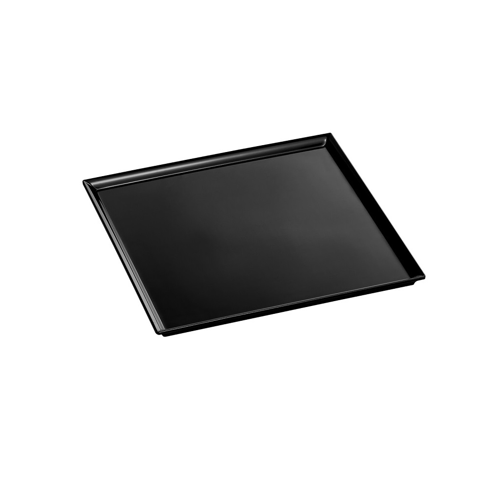 XM – PRESENTATION PLATTER SQUARE MELAMINE BLACK 35 X 35 CM No.7120