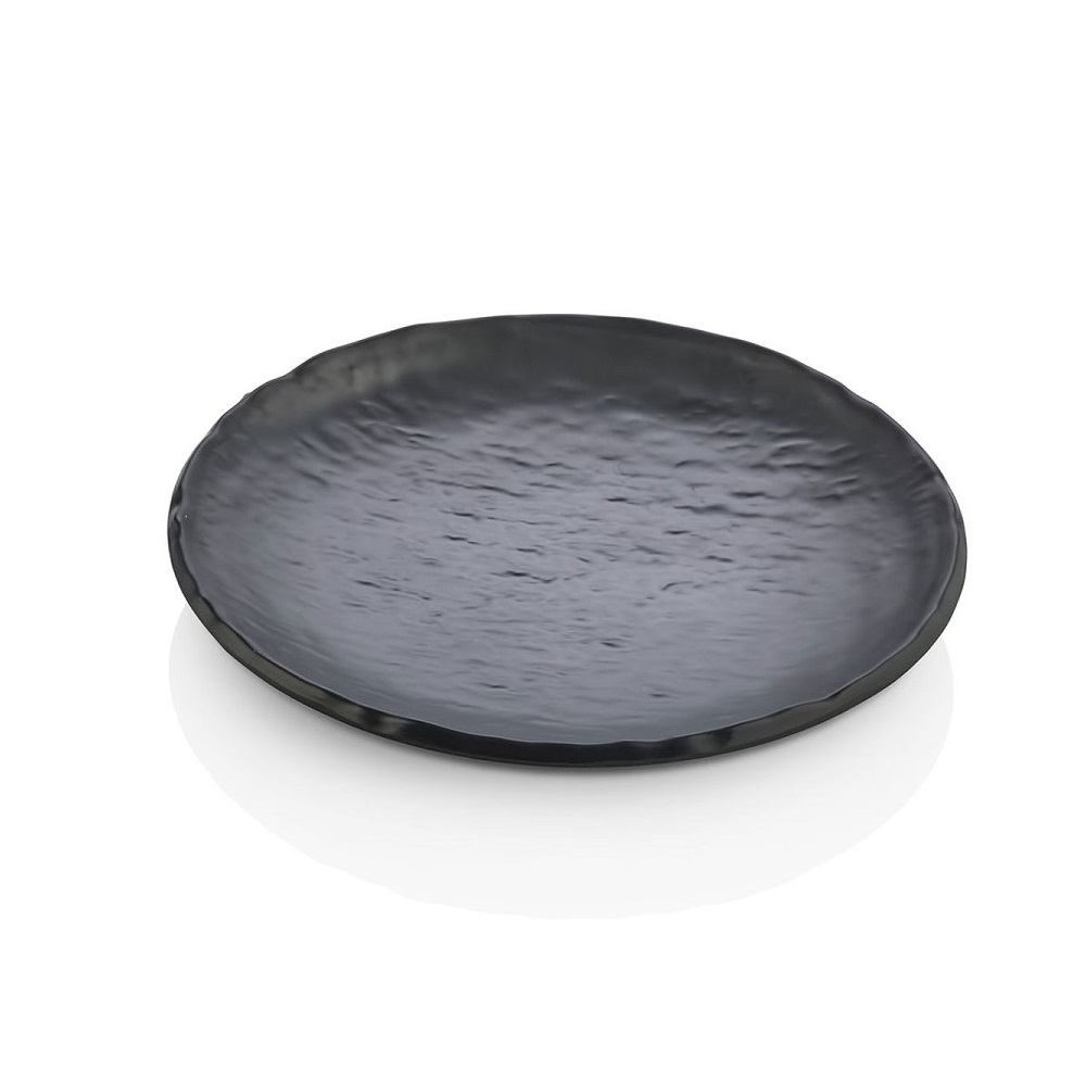 XM – MATT BLACK MELAMINE PLATE 29 CM No.7131