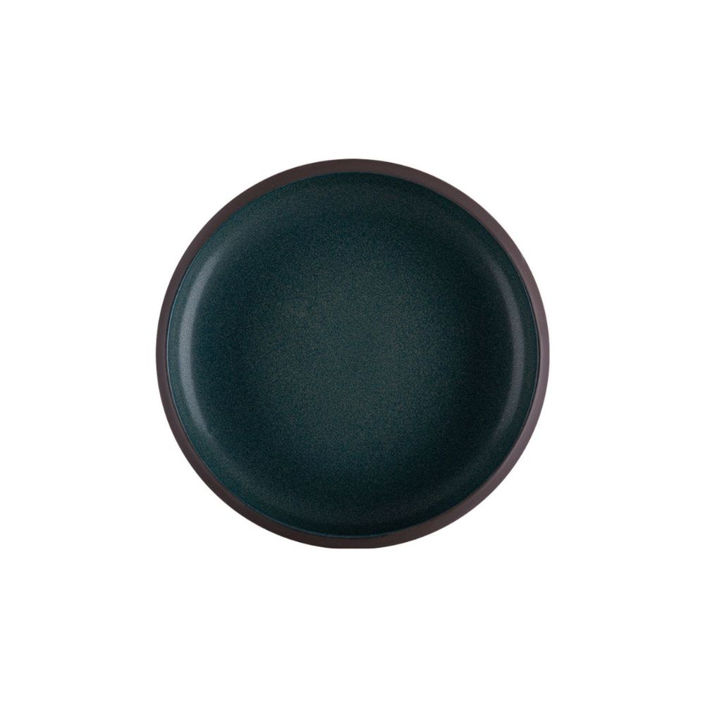 ID FINE – ROOTS TEAL PETROL DEEP PLATE 22 CM