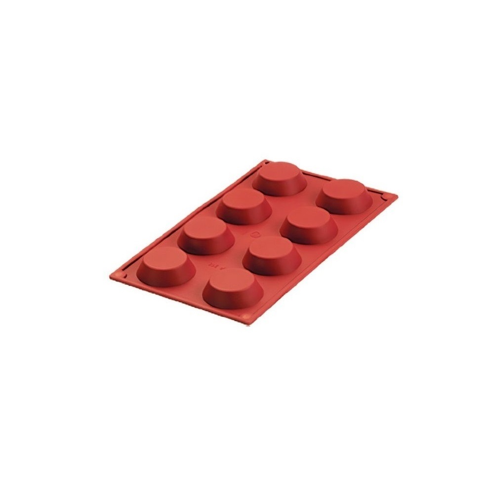 NOV – SILICONE BAKING MOLD ROUND 8 x 40 ML