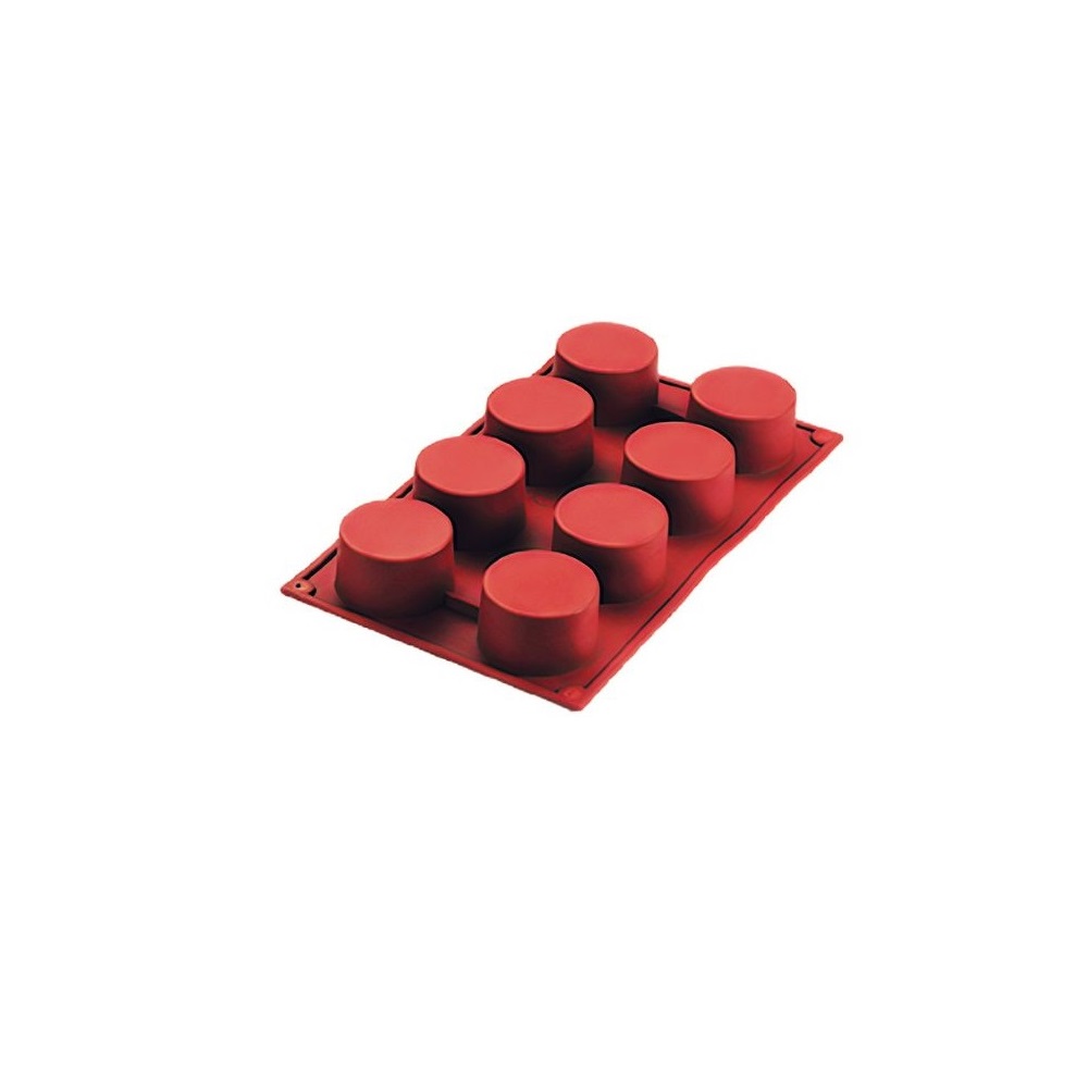 NOV SILICONE BAKING MOLD ROUND 8 X 110 ML Veni