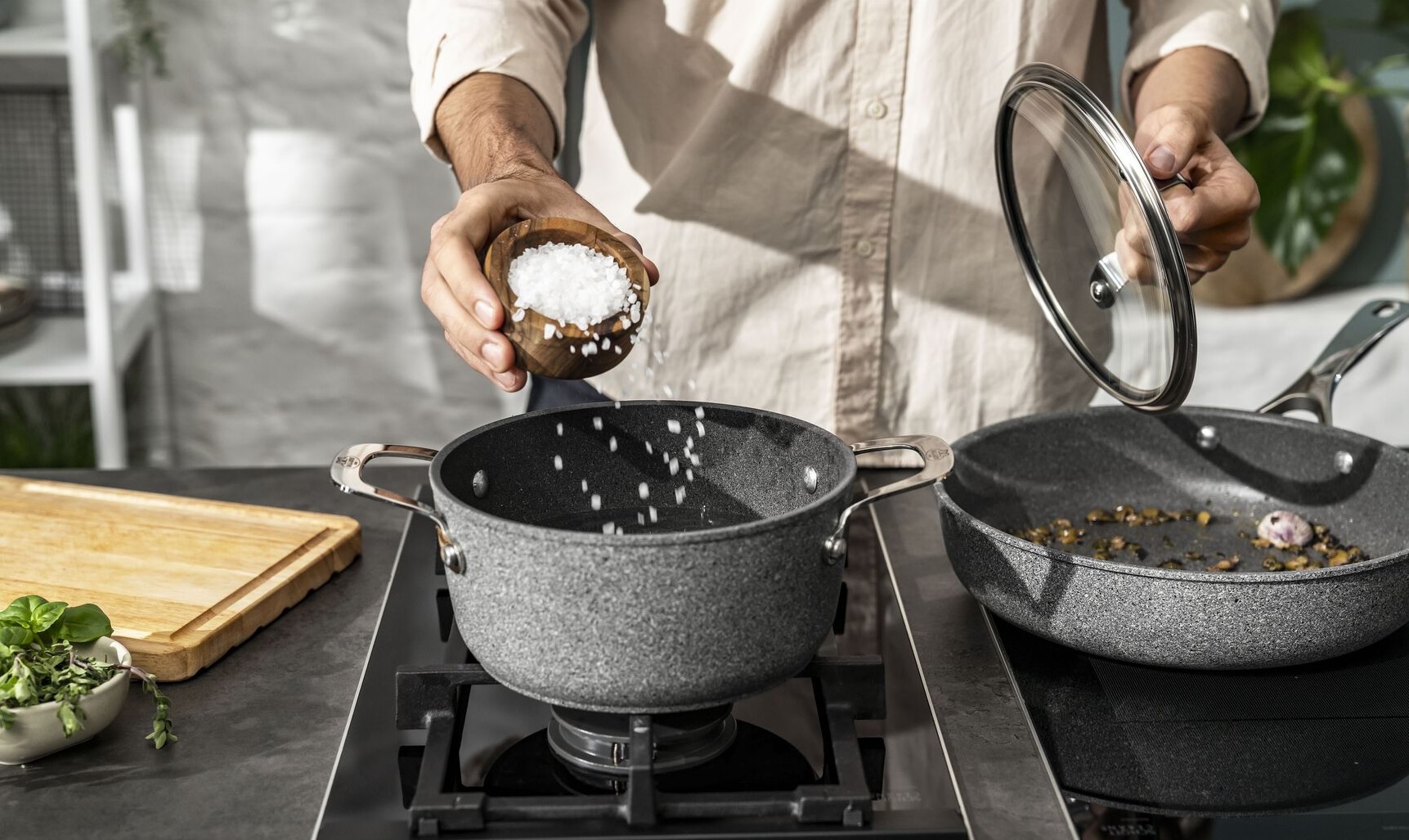 BALLARINI – SALINA CASSEROLE + LID 24 CM