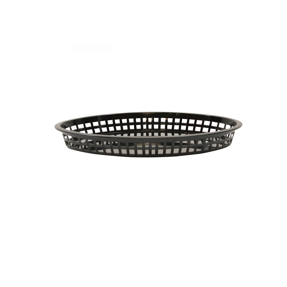 TC – TEXAS OVAL BASKET PP 32.5 x 24 x 4 CM BLACK