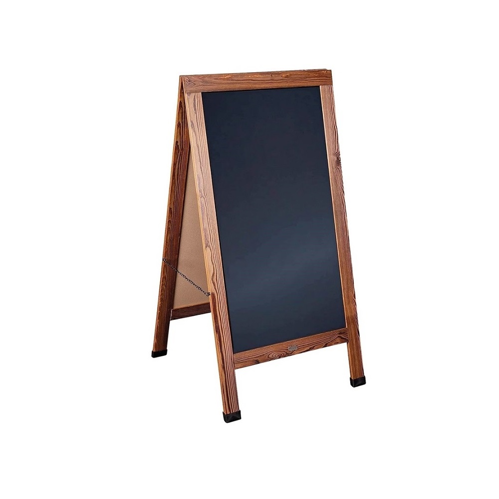 NOV – CHALK BOARD DOUBLE-SIDED CURVED BROWN 50 x 100 CM