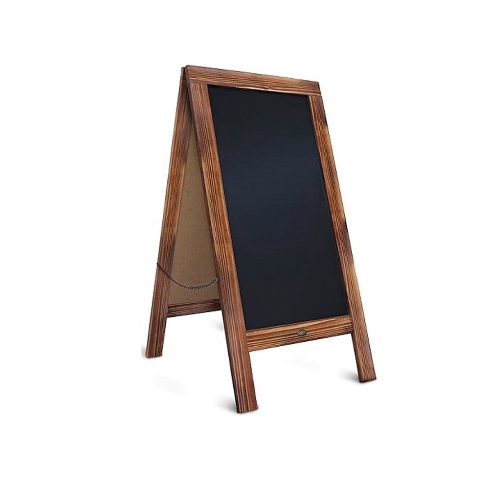 NOV – CHALK BOARD DOUBLE-SIDED CURVED COFFEE BROWN 50 x 100 CM