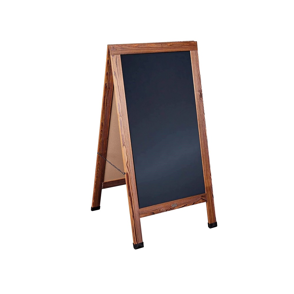 NOV – CHALK BOARD DOUBLE-SIDED CURVED BROWN 60 x 122 CM