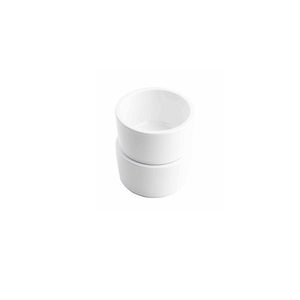 TC – STRAIGHT SIDED WHITE MELAMINE RAMEKIN 120 ML