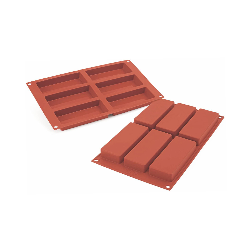 SCHNEIDER – SILICON MOLD FINANCIERS 30×17.5 FOR 6 PCS 120×45 MM