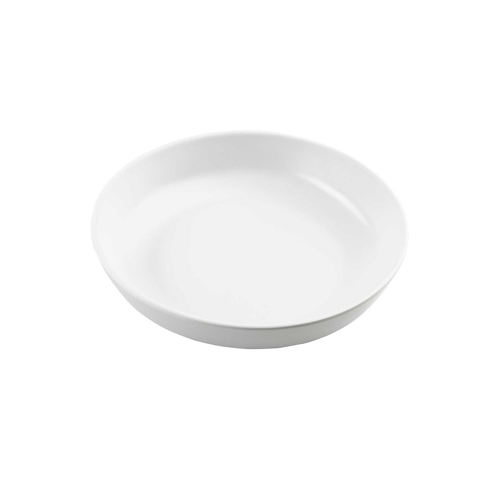 TC – TERRA WHITE MELAMINE SERVING BOWL 28×5.5 CM