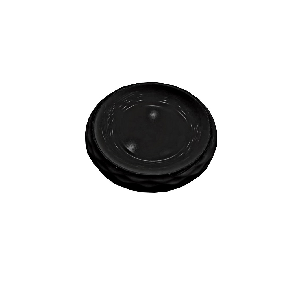 BNOV BLACK MELAMINE DESIGN BOWL 21 X 23 X 6 5 CM Veni