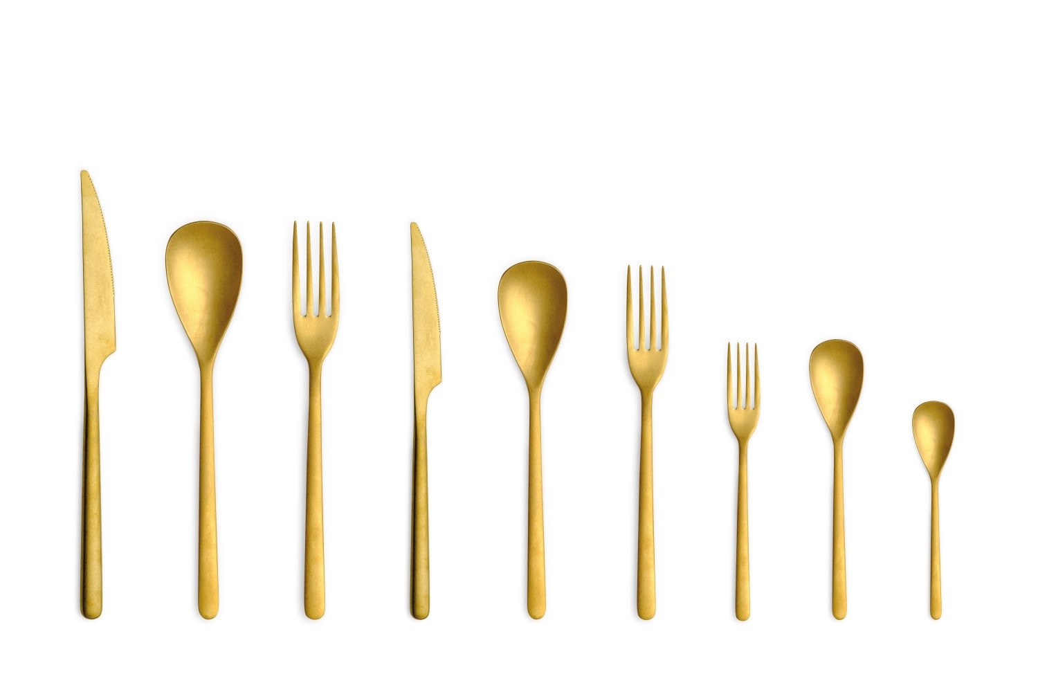 COMAS – 18/0 CANADA PVD VINTAGE GOLD 4MM DESSERT SPOON SET OF 12