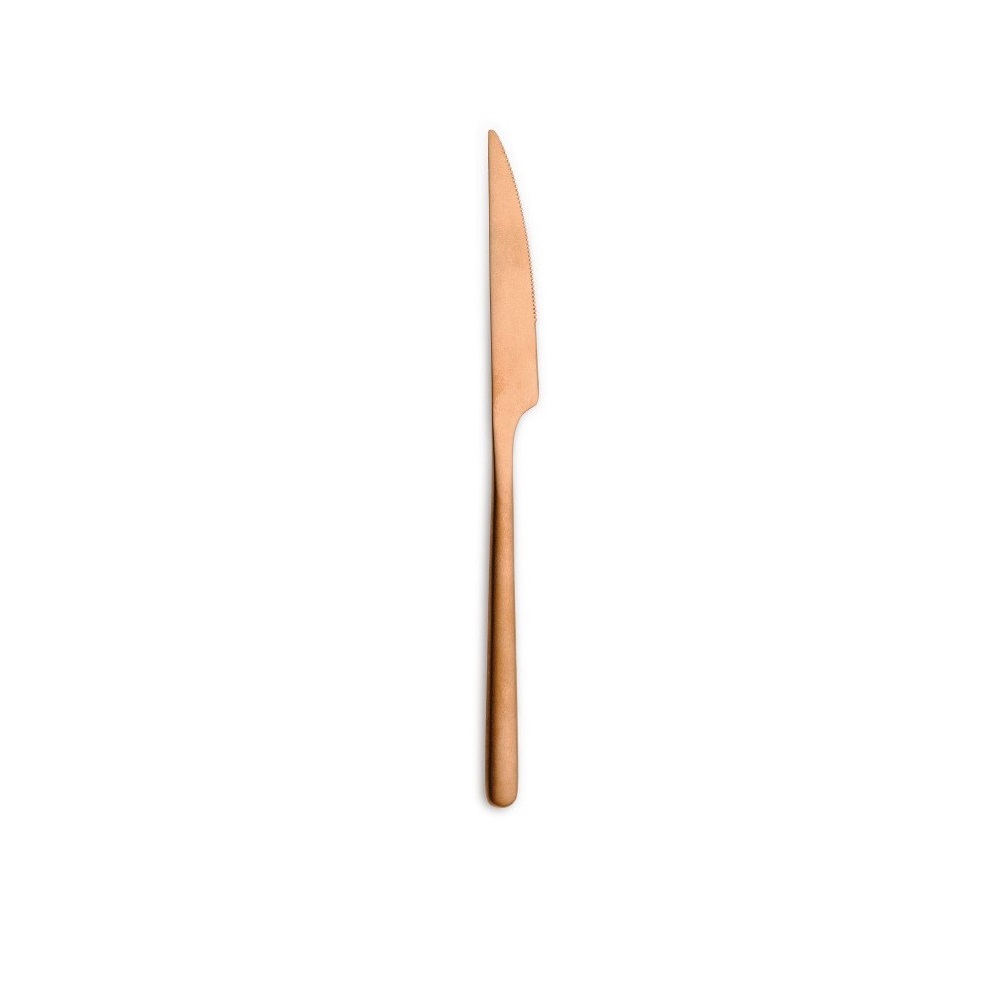 COMAS – 18/0 CANADA PVD VINTAGE COPPER 4MM TABLE KNIFE SET OF 12