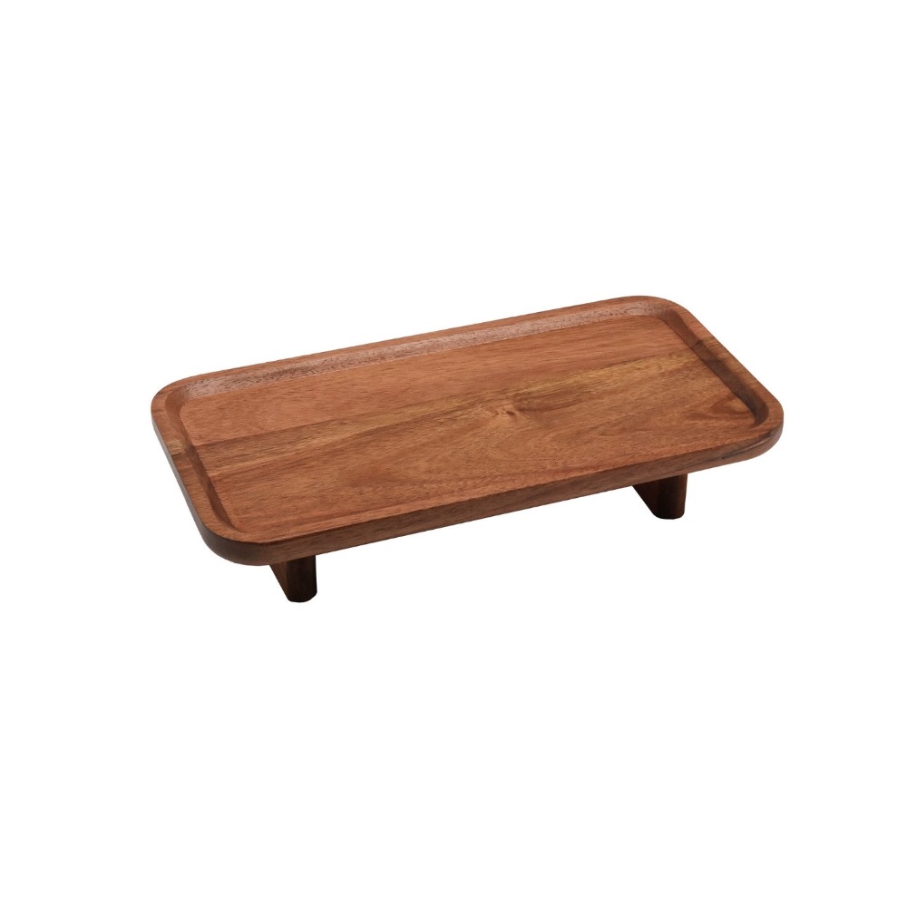 XM – ACACIA FOOTED BOARD 30.5 x 15.5 x 7 CM