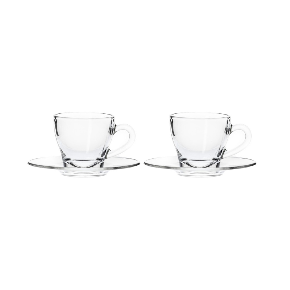 BORGONOVO – ISCHIA COFFEE SET OF 2 WITH SAUCER 80 ML