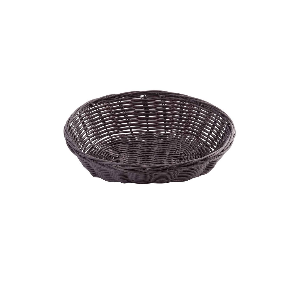 TC – OVAL HANDWOVEN BASKET 22.5 x 15 x 5 CM BROWN