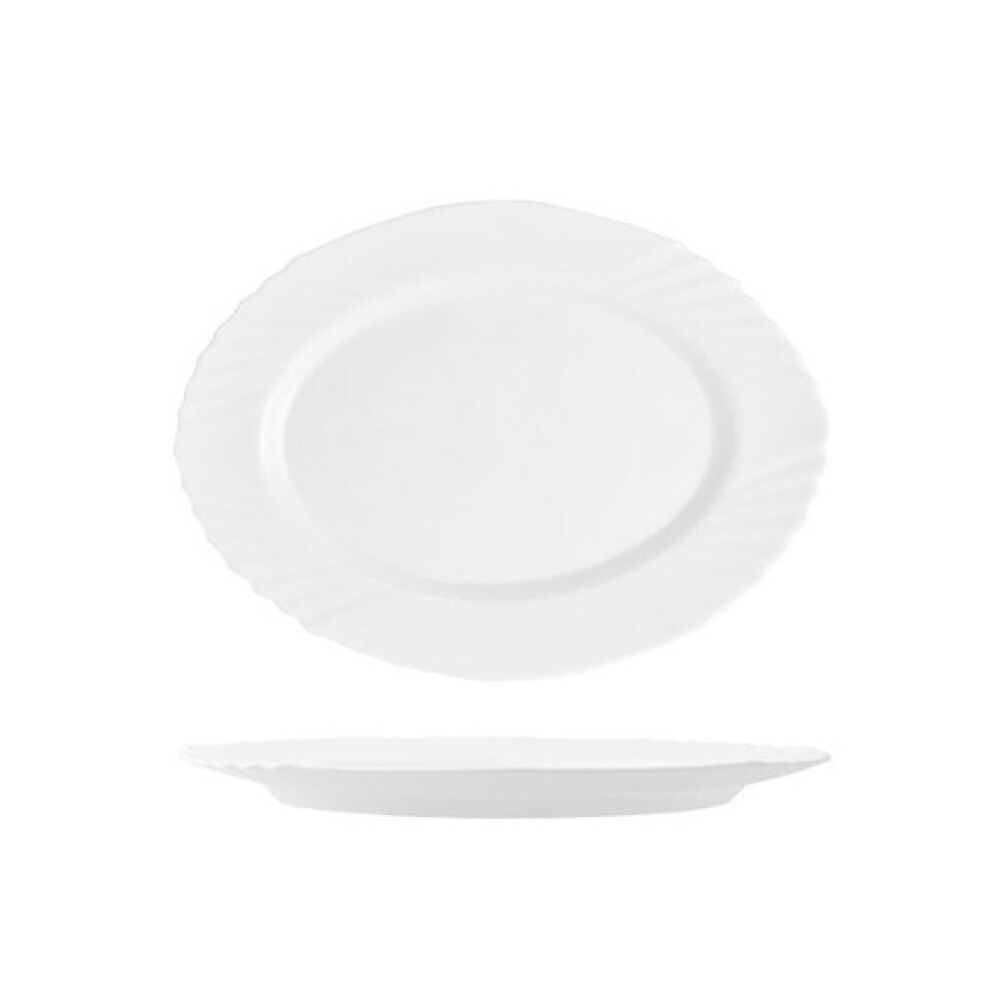 COK – OPALINE OVAL PLATE 30×23 CM NILO