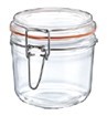 BORGONOVO – TERRINE HERMETIC JAR 340 ML W/ORANGE GASKET