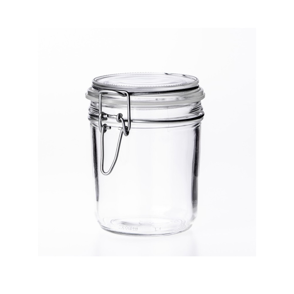 BORGONOVO – TERRINE HERMETIC JAR 500 ML W/ORANGE GASKET