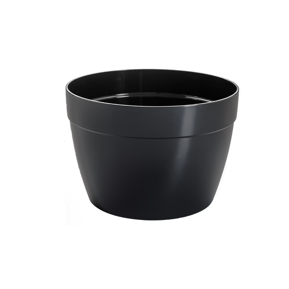 MP DRINK – ROUND ICE BUCKET BLACK POLYCARBONATE 29 X 20 CM