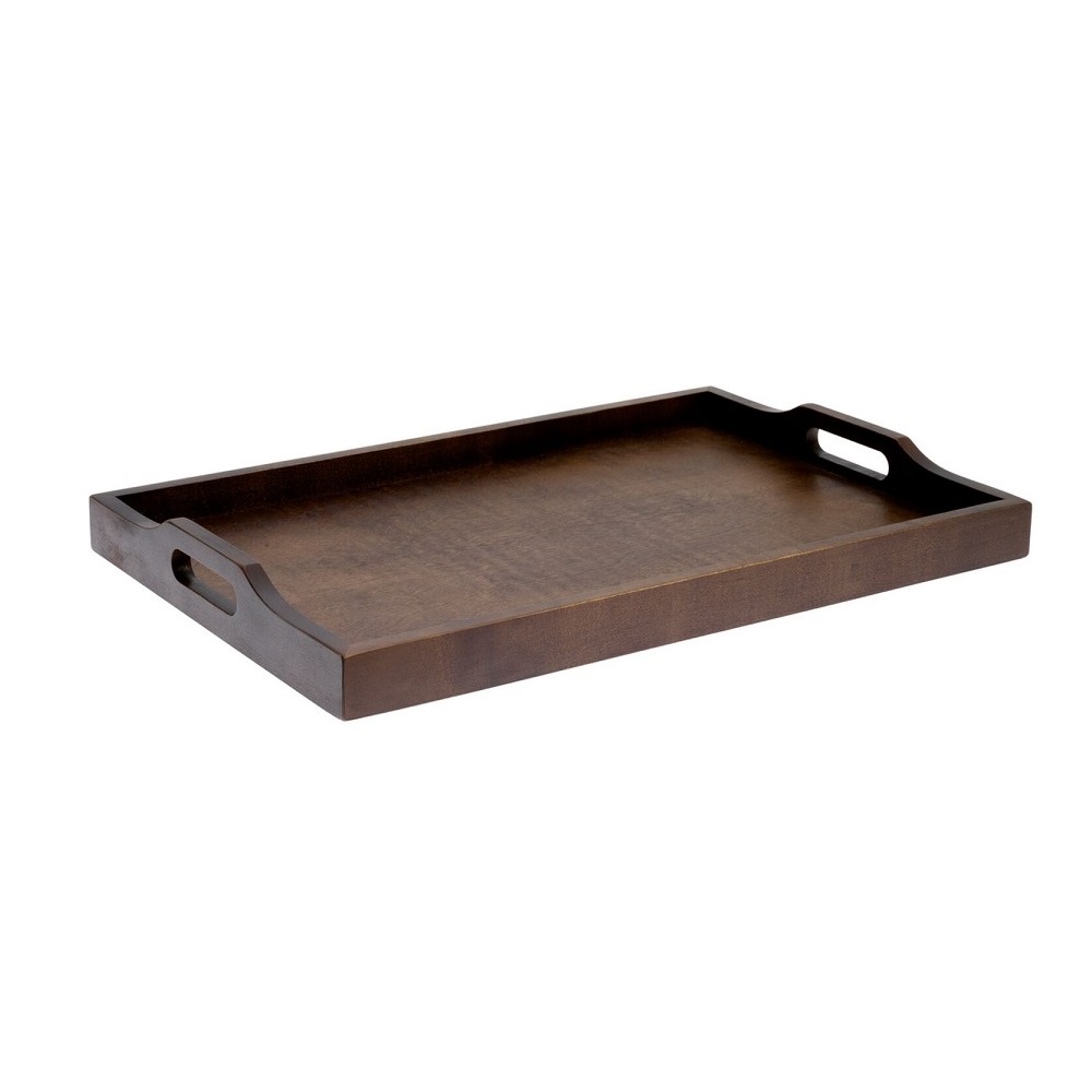 PADERNO – DARK WOODEN ROOM SERVICE TRAY 60 x 40 CM / H: 6 CM