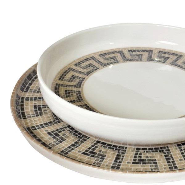 IPEK – TOLEDO TESSERA DESSERT PLATE 20 CM PORCELAIN