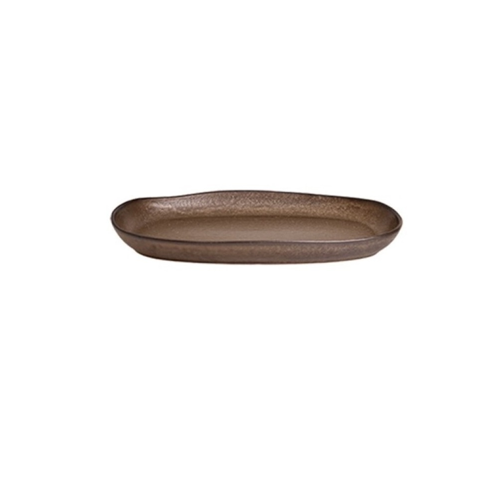 IREA – GORDION BRONZE ORGANIC TRAY 24 CM