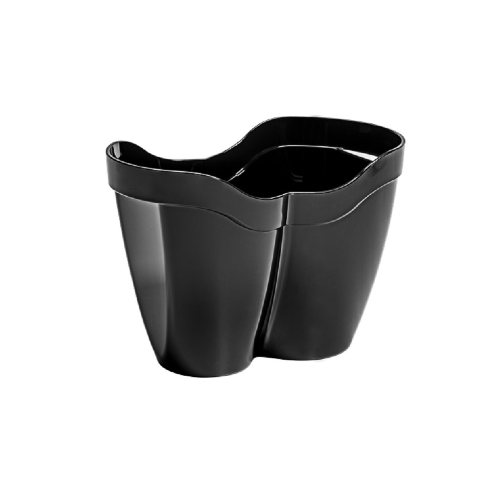 MP DRINK – DOUBLE ICE BUCKET BLACK POLYCARBONATE 32.5 x 22 CM