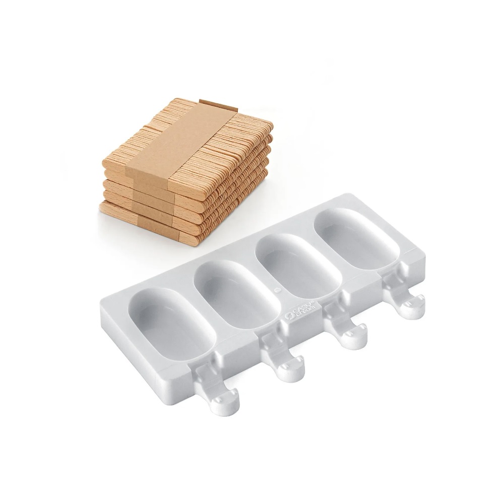 SILIKOMART – GEL01M MINI CLASSIC ICE CREAM SILICONE 4 x 7.3×3.8 H:18 CM