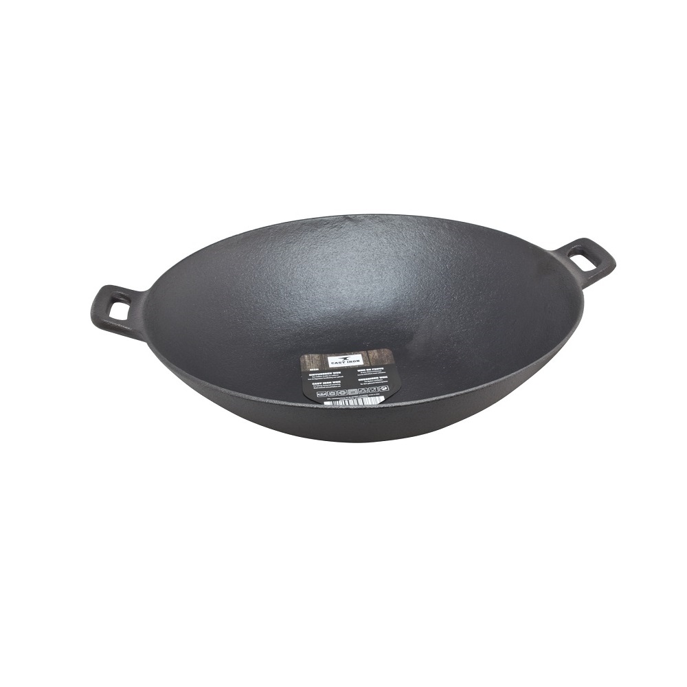 HIT – CAST IRON WOK 36 x 11 CM / 6.5 LT