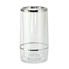 ILSA – ACRYLIC TRANSPARENT WINE COOLER DOUBLE WALL H: 23 CM / MADE IN ITALY