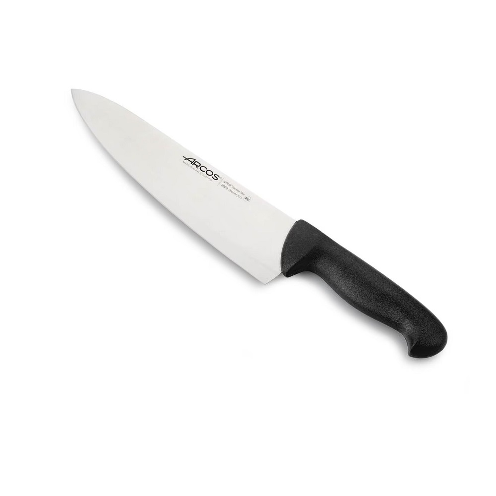 ARCOS – CHEFS KNIFE WIDE BLADE 25 CM BLACK