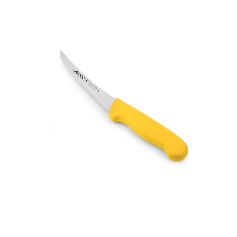 ARCOS – BONING KNIFE CURVED YELLOW 14 CM