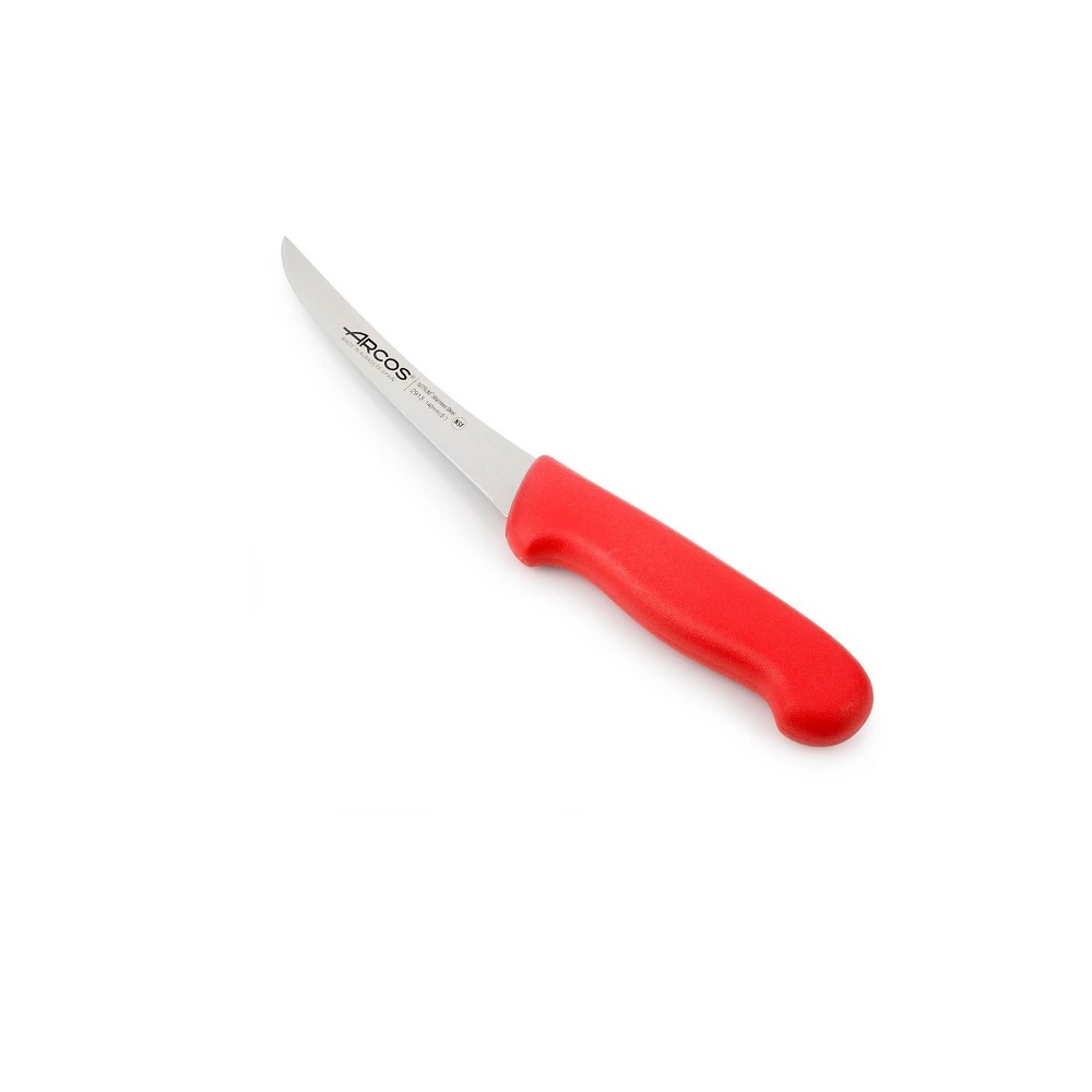 ARCOS – BONING KNIFE CURVED 14 CM RED