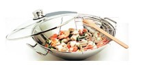 ARTAME – WOK 36 CM WITH LONG HANDLE ST/ST 18/10