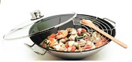 ARTAME – WOK 36 CM WITH LONG HANDLE NON-STICK ST/ST 18/10