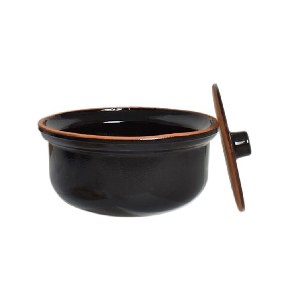 COK – CERAMICA BLACK CASSEROLE WITH LID 24 CM