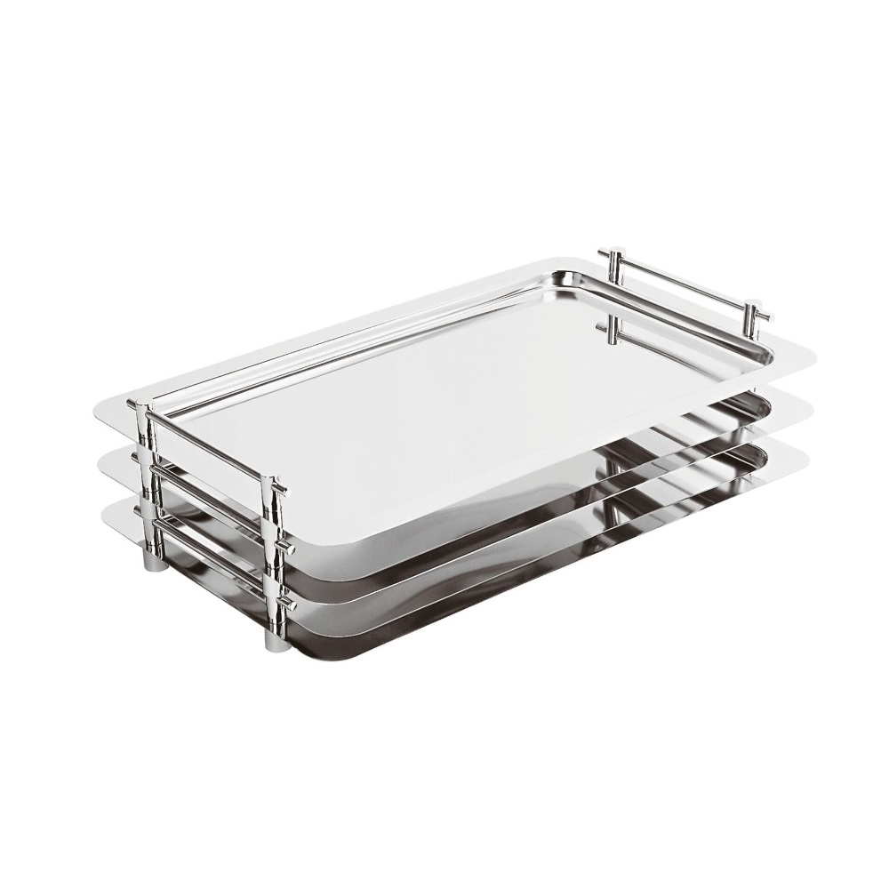 PADERNO – BUFFET SERVING TRAY GN 1/1 ST/ST 18/10 STACKABLE