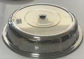 PLATE COVER/DOME WITH HOLE STACKABLE ST/ST Φ30 x 5,7 CM